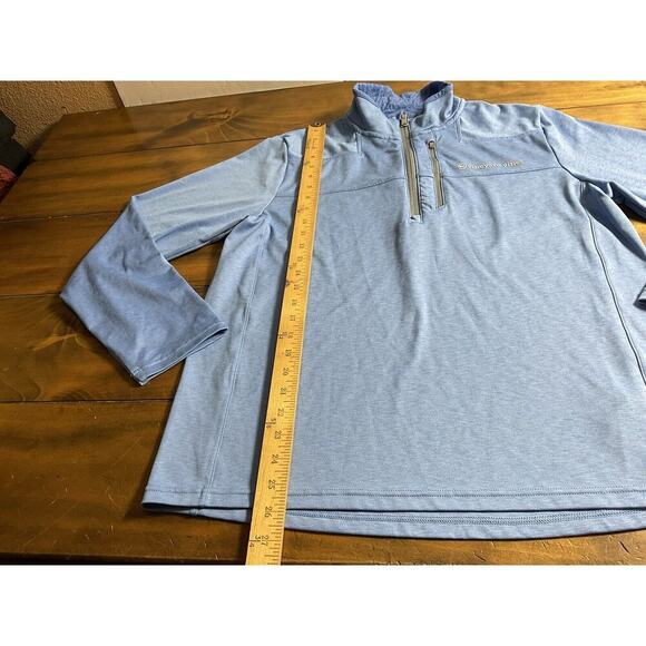 Vineyard Vines Performance On The Go Shep Shirt Light Blue Gray Accents Size Med - Picture 4 of 8